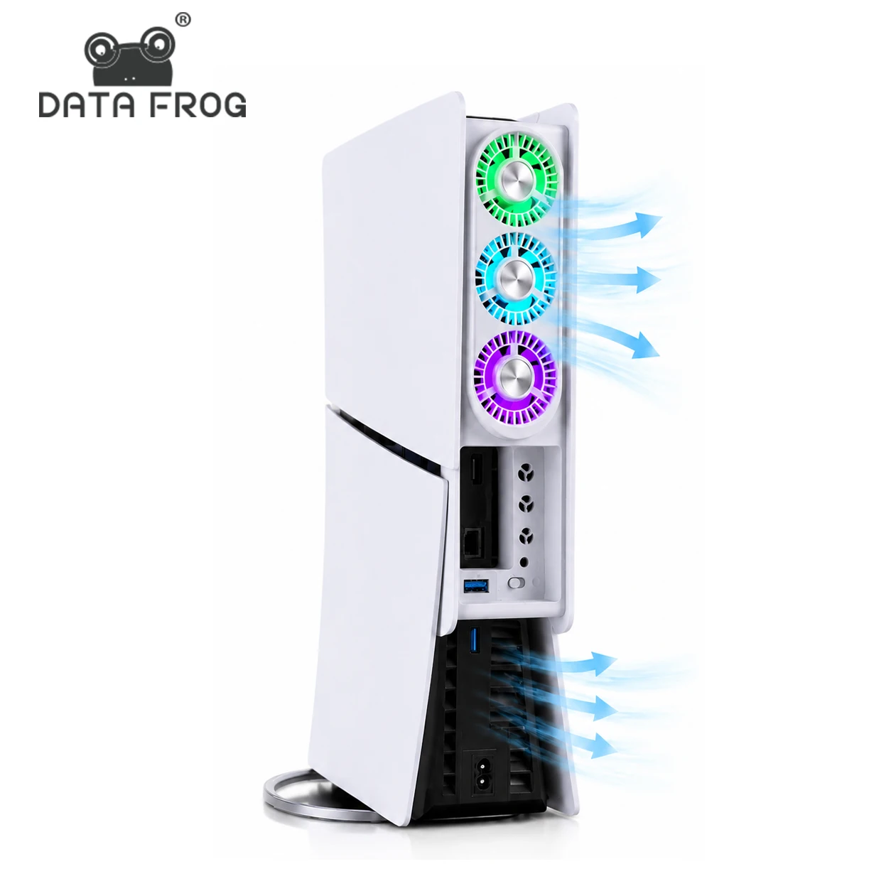 Essential Gaming Accessories - DATA FROG RGB Cooler Compatible with