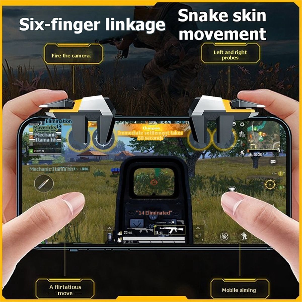 (▲★HUND)Mobile Phone Game Trig - Gaming Accessories For Mobile 评论和价格