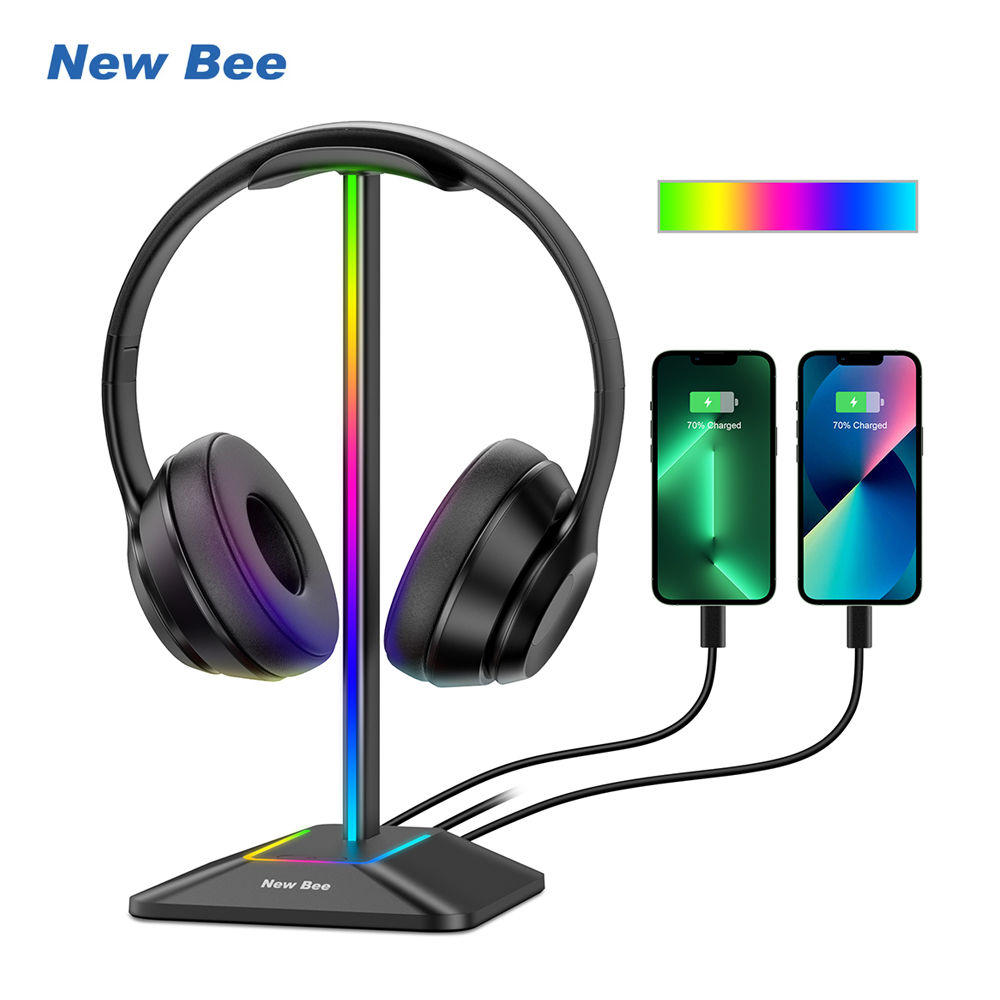 New Bee Z8 RGB Headphones Stan - Gaming Set Accessories 评论和价格