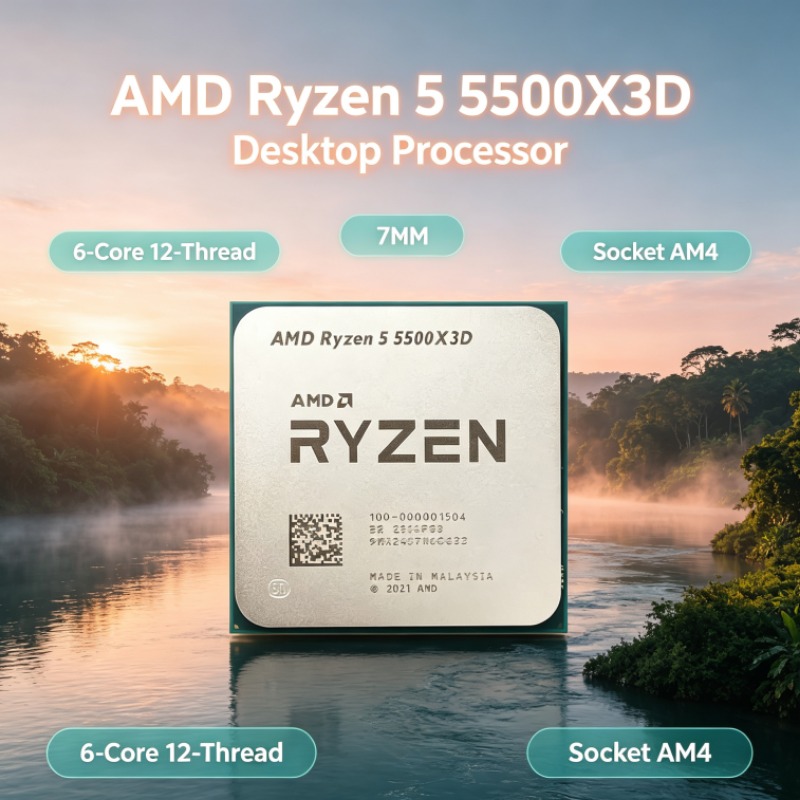 AMD Ryzen 5 5500X3D Gaming CPU - Amd Cpu Ryzen 5 评论和价格