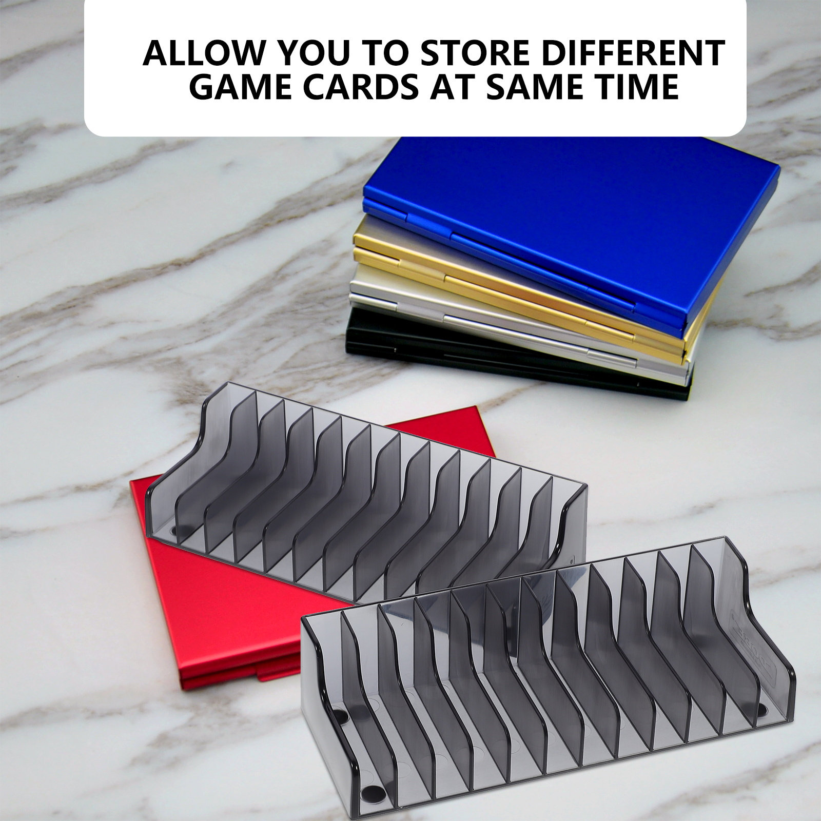 2pcs Game Card Box Storage Rac - Gaming Accessories Gamestop 评论和价格