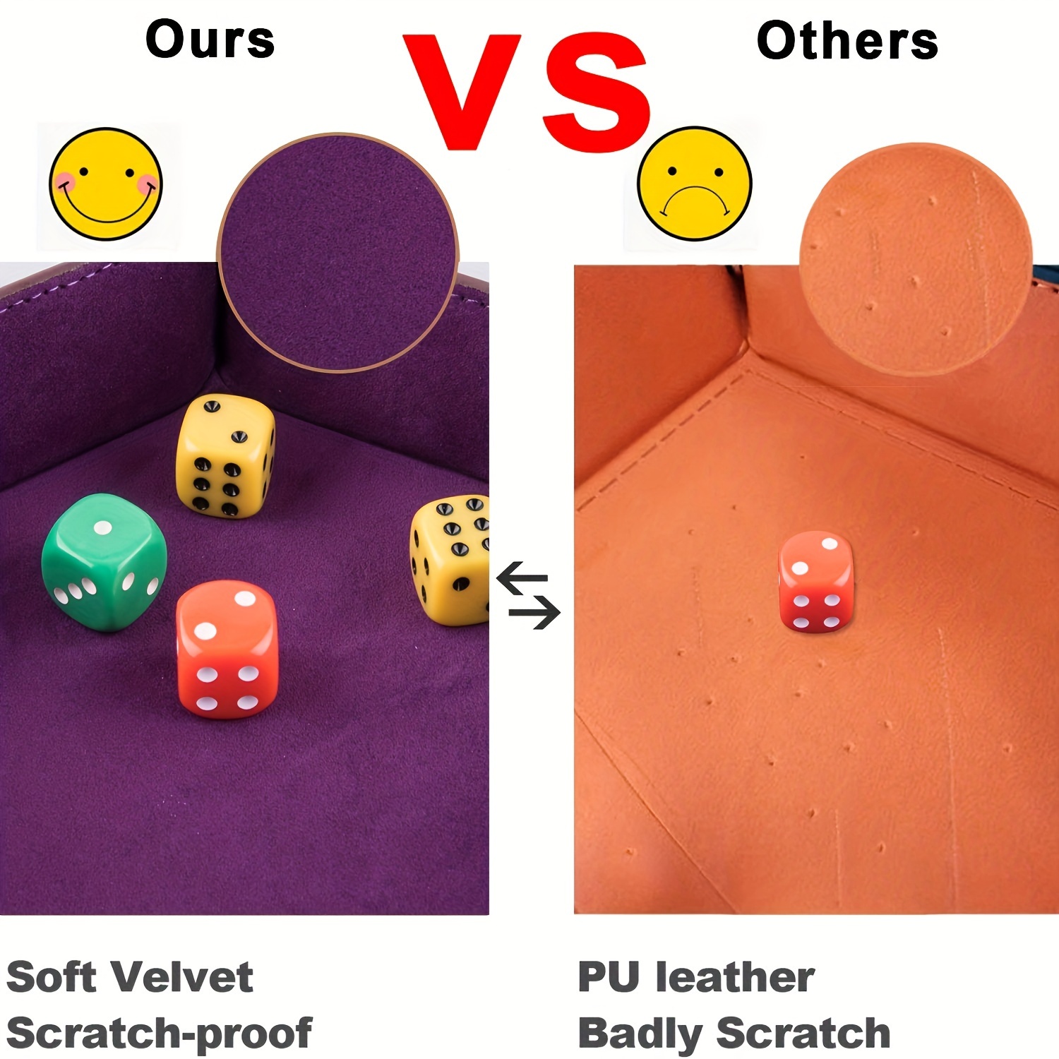 1pc Classic Hexagon Dice Tray, - Essential Gaming Accessories 评论和价格