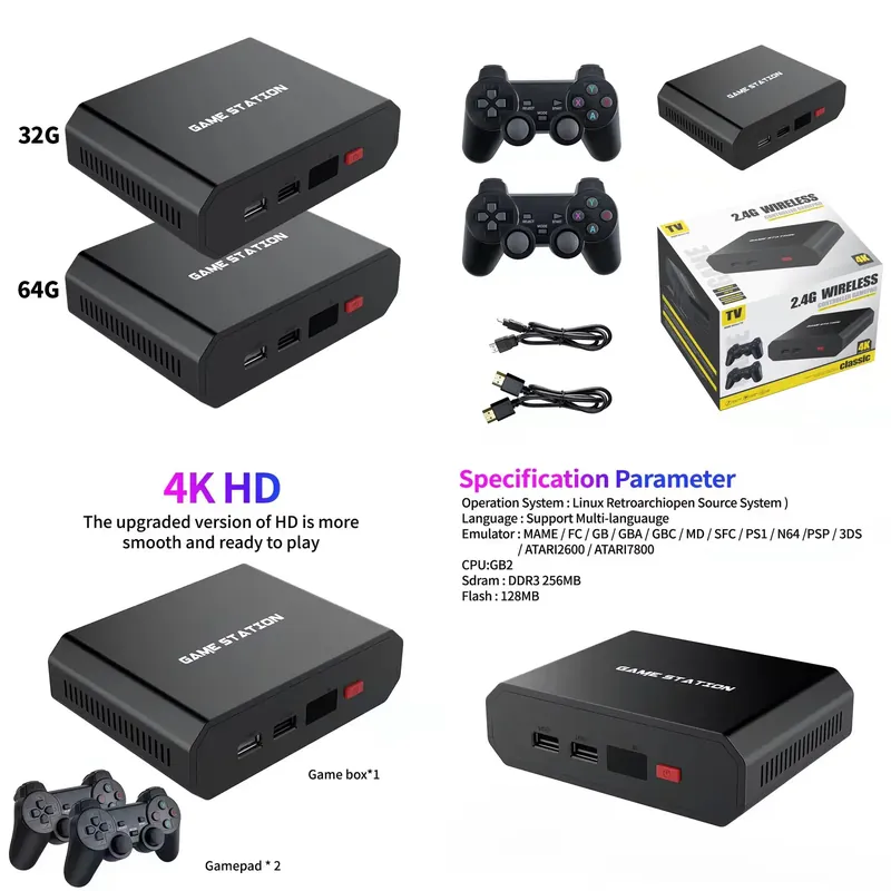 M8plus HD Video Game Console B - Gaming Set Accessories 评论和价格