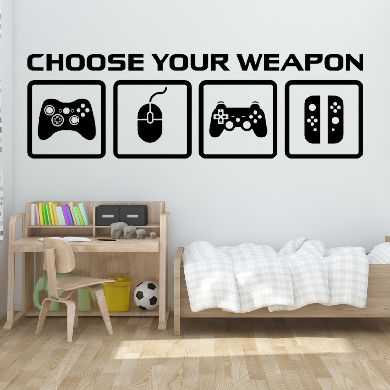 Video Game Decor Wall Decal  C - Gaming Accessories Wallpaper 评论和价格