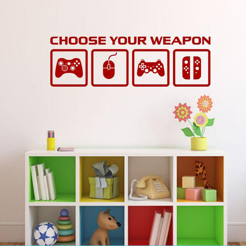 Video Game Decor Wall Decal  C - Gaming Accessories Wallpaper 评论和价格