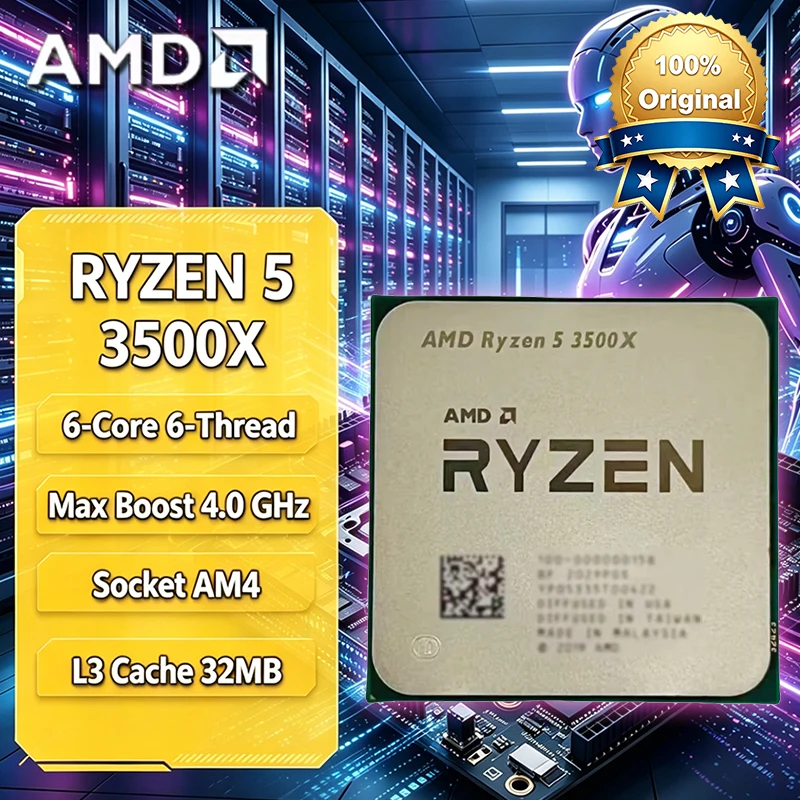 AMD Ryzen 5 R5 3500X 3.6GHz 6- - Amd Cpu Ryzen 5 评论和价格