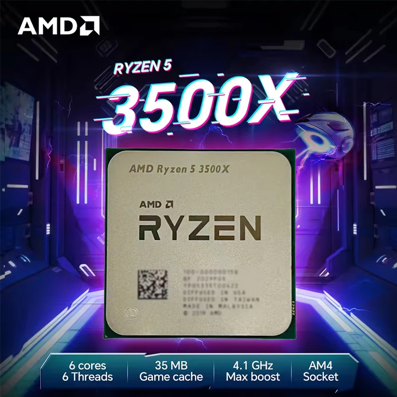AMD Ryzen 5 R5 3500X 3.6GHz 6- - Amd Cpu Ryzen 5 评论和价格