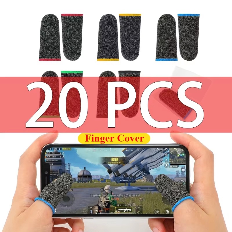 20/40PCS Finger Cover Game Con - Gaming Accessories For Mobile 评论和价格