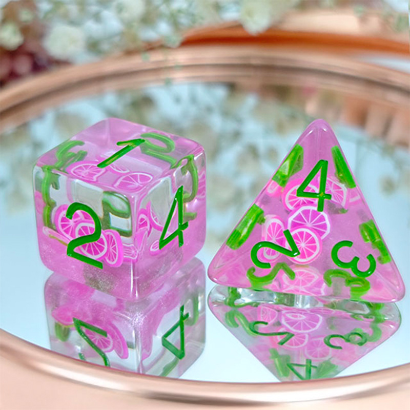 7Pcs/Set Dices Board Games Acc - Gaming Set Accessories 评论和价格