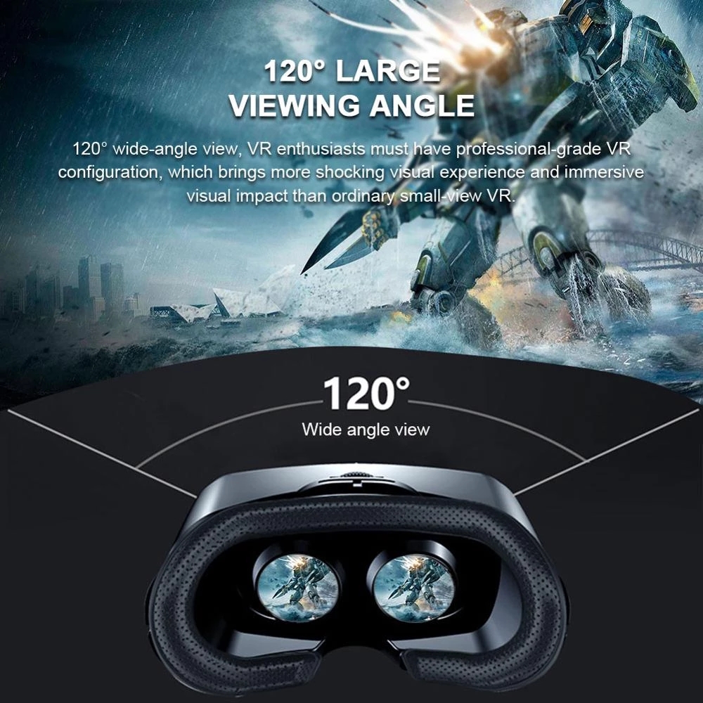 VRG Pro Virtual Reality VR Gla - Gaming Accessories For Your Phone 评论和价格