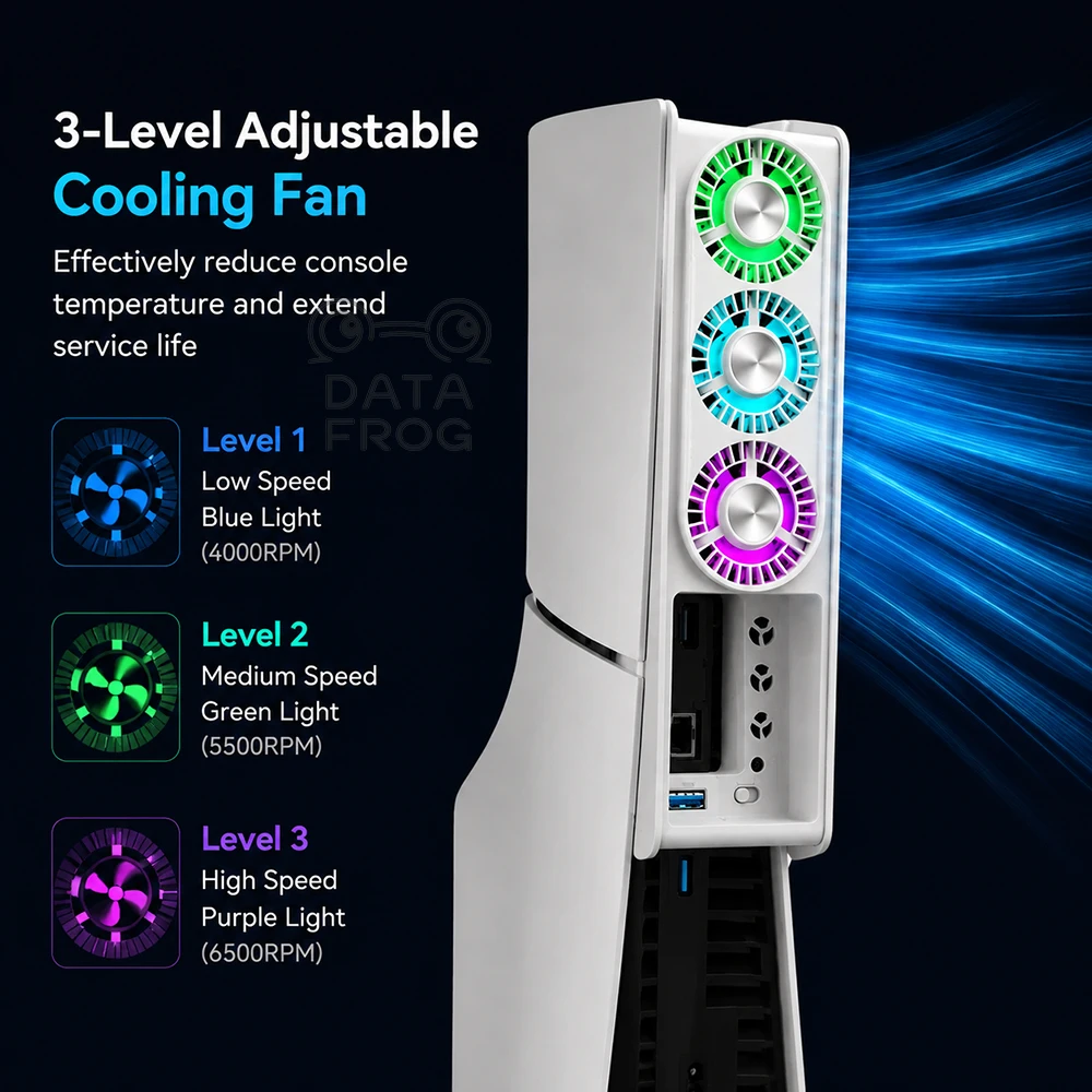 DATA FROG RGB Cooler Compatibl - Essential Gaming Accessories 评论和价格